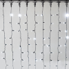 Светодиодный занавес 2*3 м., 600 LED, холодный белый, статика, черный провод каучук, LTC (ECO602-1-2W)