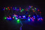 Светодиодная нить с мерцающим диодом 10 м., 100 разноцветных LED, черный каучук IP 65, соединяемая, Winner (m.01.7B.100.F+)