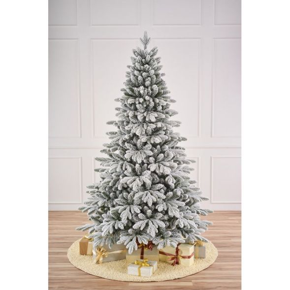 Искусственная ель заснеженная Ленинградская 210 см., литая хвоя + ПВХ, Max Christmas (ЕЛСЗ21) 