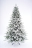 Искусственная ель заснеженная Ленинградская 240 см., литая хвоя + ПВХ, Max Christmas (ЕЛСЗ24)