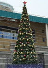 Уличная елка Евро-2 зеленая 21 м., каркасная, ПВХ, Green Trees (GT21EVPVC)