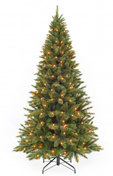 Ель Лесная Красавица стройная 120 см., 88 LED ламп, леска+пвх, Triumph Tree (73061) 