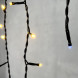 Светодиодная бахрома 3,1*0,5 м., 150 теплых белых LED ламп, мерцание, черный провод ПВХ, LTC (PIL150BLW-11-2WW) 