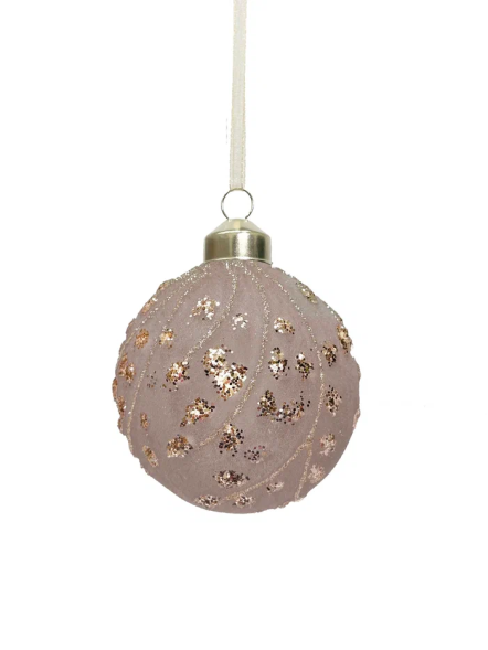 Набор винтажных стеклянных шаров Старый замок 80 мм., кремовый, 9 шт., Christmas DeLuxe (13041) 
