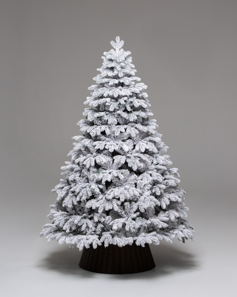 Искусственная елка Камчатская заснеженная 120 см., литая хвоя+пвх, ЕлкиТорг (143120) оптом