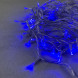 Светодиодная нить 100 синих LED ламп, 10 м., 24В., прозрачный провод ПВХ, LTC (PST100-10-1B) 