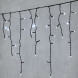Светодиодная бахрома 3,1*0,5 м., 150 холодных белых LED ламп, мерцание, черный провод ПВХ, LTC(PIL150BLW-11-2W) 