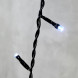 Светодиодная бахрома 3,1*0,5 м., 150 холодных белых LED ламп, мерцание, черный провод ПВХ, LTC(PIL150BLW-11-2W) 