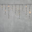 Светодиодная бахрома с колпачком 3,1*0,5 м., 120 желтых LED ламп, мерцание, черный провод ПВХ, IP65, LTC (PIL120BLWCAP-11-2Y)