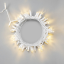 Светодиодная нить 10 м., 24 В, 100 LED, тепло-белая, белый провод каучук, LTC (ECO100-8-1WW)