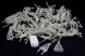 Занавес с мерцающим диодом 2*2 м., 220V, 240 разноцветных LED ламп, прозрачный провод, Winner Light (m.03.5T.240+) 