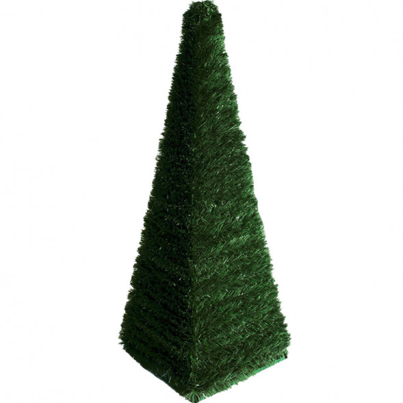 Хвойный конус зеленый 0,8 м., квадратное сечение, ПВХ, Green Trees (GT0,8KONKV) 