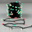 Светодиодная гирлянда шарики Fiesta, 10 м., 100 RGB LED  ламп 13 мм , черный ПВХ, LTC (RGB SB100-1-2RGB)