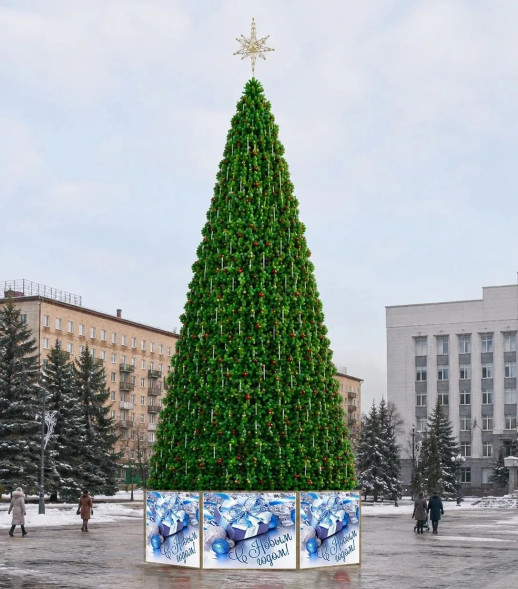 Уличная каркасная сосна Уральская Люкс 16 м., Леска, ЕлкиТорг (2981600) оптом