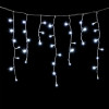 Светодиодная гирлянда бахрома 3*0,5 м., 150 белых LED ламп, силиконовый прозрачный провод, Beauty Led (ECC150-10-2W)