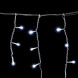 Светодиодная гирлянда бахрома 3*0,5 м., 150 белых LED ламп, силиконовый прозрачный провод, Beauty Led (ECC150-10-2W) 