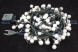 Светодиодная нить мини-лампочки 10 м., 220V, 100 теплых белых LED ламп, диаметр 1.6 см, зеленый провод, Winner (ww.01.5G.100-1,6ball) 