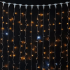 Светодиодный занавес 2*3 м., 600 желтых LED ламп, мерцание, прозрачный провод ПВХ, LTC (PCL602BLW-10-2Y)
