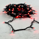 Гирлянда Нить 10 м., красный, 220В, 75 LED, Провод Черный Каучук, IP65, LTC (LL75-1-2R)  