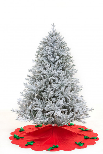 Искусственная елка Имперская заснеженная 180 см., литая хвоя+пвх, ЕлкиТорг (145180) оптом