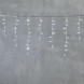Светодиодная бахрома с колпачком 4,9*0,5 м., 189 белых LED ламп, прозрачный провод ПВХ, IP65, Beauty Led (PIL189CAP-10-2W) 