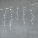 Светодиодная бахрома с колпачком 4,9*0,5 м., 189 белых LED ламп, прозрачный провод ПВХ, IP65, Beauty Led (PIL189CAP-10-2W) 