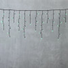 Светодиодная бахрома 4,9*0,5 м., 240 зеленых LED ламп, черный провод ПВХ, Beauty Led (PIL240-11-2G)