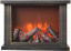 Декоративный камин Таврида 30*13*37 см., бронзовый, Christmas DeLuxe  (11102)