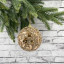 Шар новогодний Бисер 10 см., золотой, пенопласт, Christmas DeLuxe (86852) 