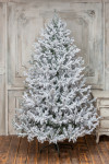Искусственная елка Имперская заснеженная 240 см., литая хвоя+пвх, ЕлкиТорг (145240)