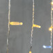 Светодиодная бахрома с колпачком 4,9*0,9 м., 280 теплых белых LED ламп, мерцание, прозрачный провод ПВХ, IP65, Beauty Led (PIL280BLWCAP-10-2WW) 