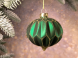 Набор стеклянных украшений Жаклин 80 мм., изумрудный, 9 шт., Christmas DeLuxe (13032) 