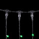 Светодиодный занавес 2*2 м., 400 разноцветных LED ламп, черный провод ПВХ, LTC (PCL402-11-2M) 