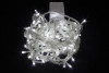 Светодиодная нить 7 м., 220V, 100 холодных белых LED ламп, контроллер, прозрачный провод, Winner Light (w.01.5T.100-)