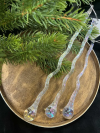 Набор сосулек Радужная капель 16,5 см., 3 шт., стекло, Christmas DeLuxe (14055)