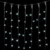 Светодиодный занавес 2*2 м., 400 белых LED ламп, черный провод ПВХ, LTC (PCL402-11-2W)