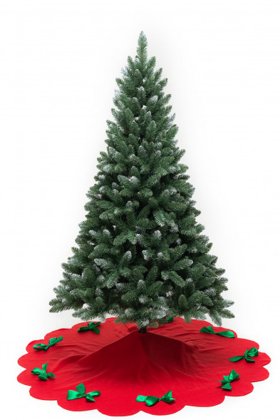 Искусственная елка Изящная заснеженная 210 см., мягкая хвоя, ЕлкиТорг (122210) оптом