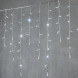 Светодиодная бахрома с колпачком 3,2*0,9 м., 180 холодно-белых LED ламп, прозрачный провод ПВХ, IP65, LTC (PIL180CAP-10-2W) 