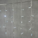 Светодиодная бахрома с колпачком 3,2*0,9 м., 180 холодно-белых LED ламп, прозрачный провод ПВХ, IP65, LTC (PIL180CAP-10-2W) 