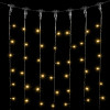 Светодиодный занавес 2*2 м., 400 теплых белых LED ламп, черный провод ПВХ, LTC (PCL402-11-2WW)