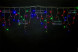 Светодиодная мерцающая бахрома 3*0.6 м., 220V, 100 разноцветных LED ламп, черный каучук, соединяемая, Winner (m.02.7B.100+) 