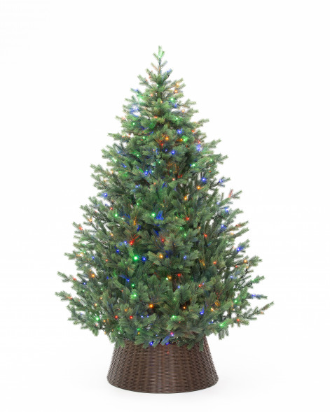 Искусственная елка Торжественная 180 см., 310 мульти/теплых белых Led ламп (2в1), 100% литая хвоя, ЕлкиТорг (186180) оптом