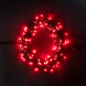 Светодиодная нить 100 красных LED ламп, 10 м., 24В., черный провод ПВХ, LTC (PST100-11-1R) 