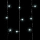 Светодиодный занавес 1*9 м., 900 белых LED ламп, черный провод ПВХ, LTC (PCL901-11-2W) 