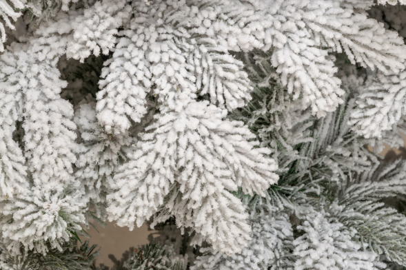 Искусственная елка Камчатская заснеженная 350 см., Литая хвоя+ПВХ, ЕлкиТорг (143350) оптом