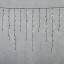Светодиодная бахрома с колпачком 3,2*0,9 м., 180 теплых белых LED ламп, мерцание, черный провод ПВХ, IP65, LTC (PIL180BLWCAP-11-2WW)