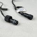 Светодиодная бахрома с колпачком 3,2*0,9 м., 180 теплых белых LED ламп, мерцание, черный провод ПВХ, IP65, LTC (PIL180BLWCAP-11-2WW) 