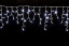 Светодиодная мерцающая бахрома 3*0.6 м., 220V, 100 холодных белых LED ламп, белый каучук, соединяемая, Winner Light (w.02.7W.100+)