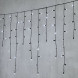 Светодиодная бахрома с колпачком 3,2*0,9 м., 180 холодных белых LED ламп, мерцание, черный провод ПВХ, IP65, LTC (PIL180BLWCAP-11-2W) 