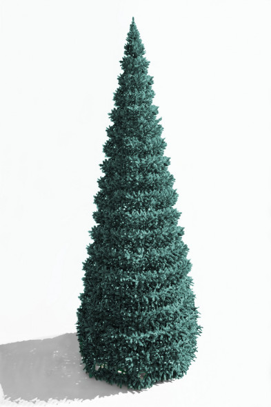 Уличная елка Евро-2 изумрудная 29 м., каркасная, ПВХ, Green Trees (GT29EVPVCBL) 